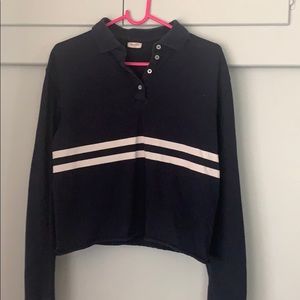 Brandy Melville/John Gault collard long sleeve